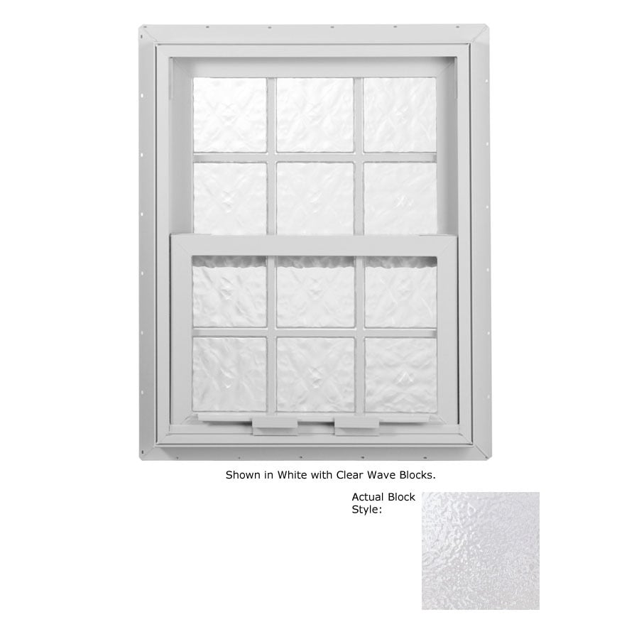 Hy-Lite 6SH2728WHSHUNGGCR 27-5/8-in x 28-1/2-in Design Series Vinyl Double Pane Single Hung Window