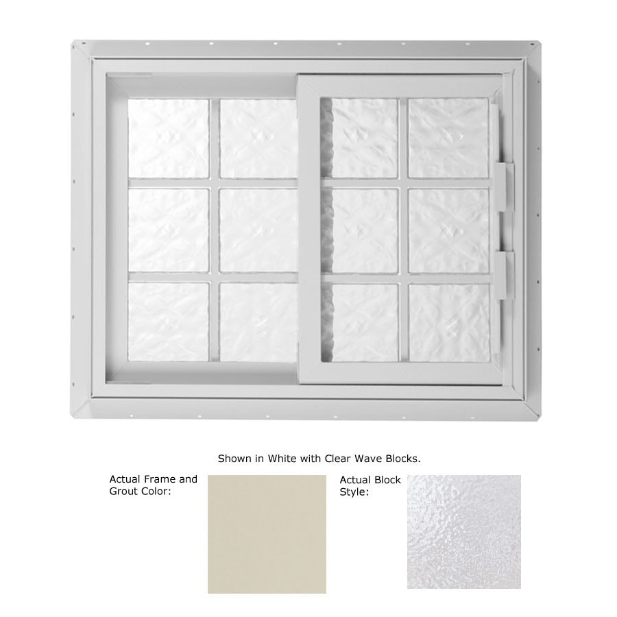 Hy-Lite 6SL5145TNSLIDERGXOCR 52-1/4-in x 45-5/8-in Design Series Left-Operable Vinyl Double Pane Sliding Window