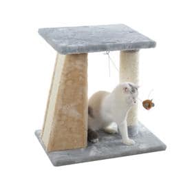 Armarkat 2-Level Platform Real Wood Cat Scratcher with Sisal Carpet Board