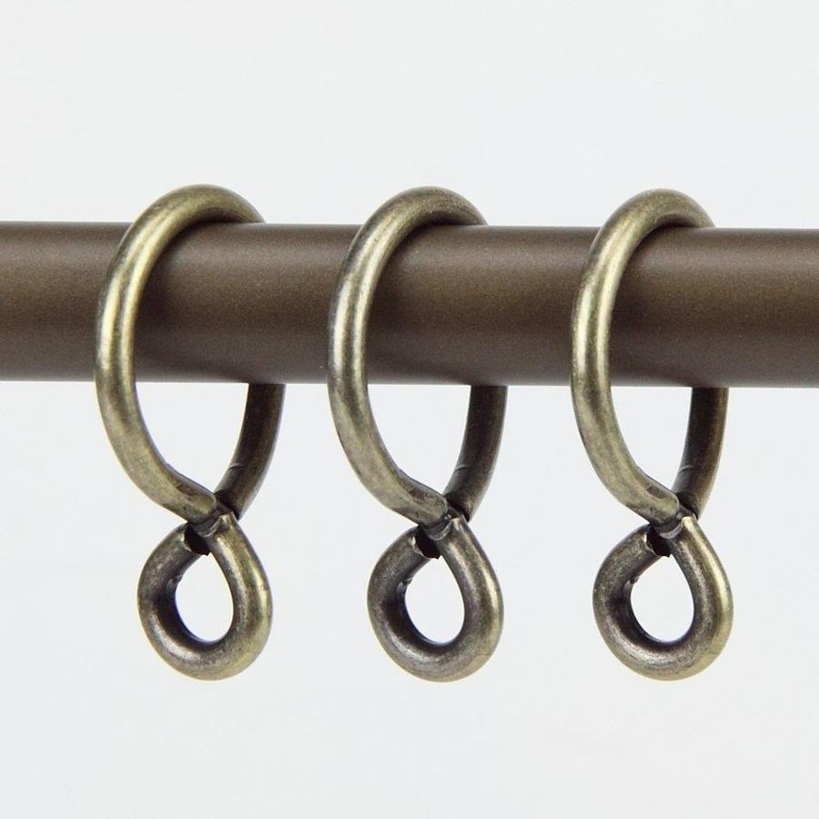Rod Desyne 10Pack 1in Gold Curtain Ring at