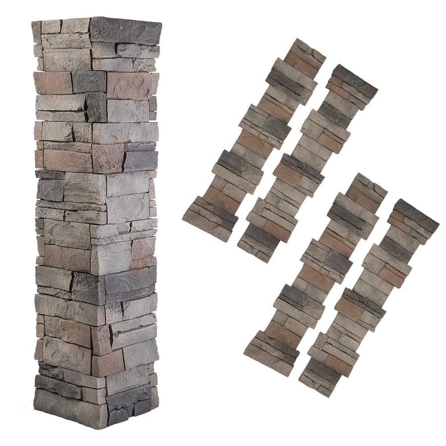 Genstone Stack Stone 16 Sq Ft Kenai Faux Stone Veneer At Lowes Com