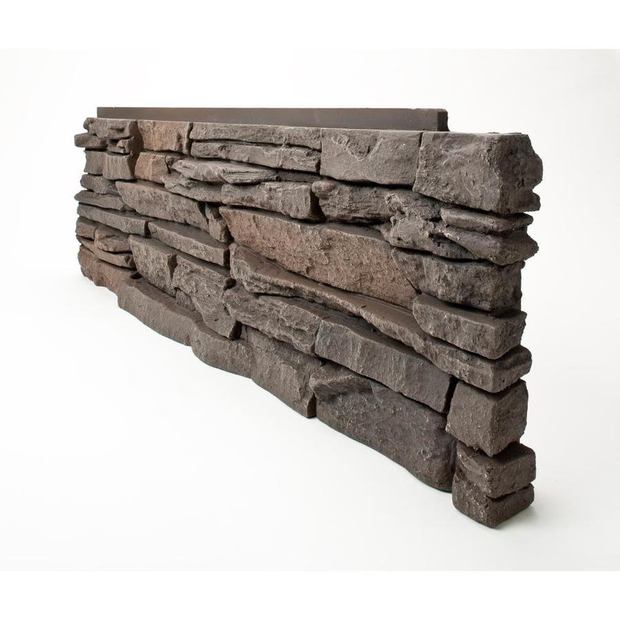 GenStone Stacked Stone 28 Sq Ft Coffee Faux Stone Veneer At Lowes Com   815547012504 