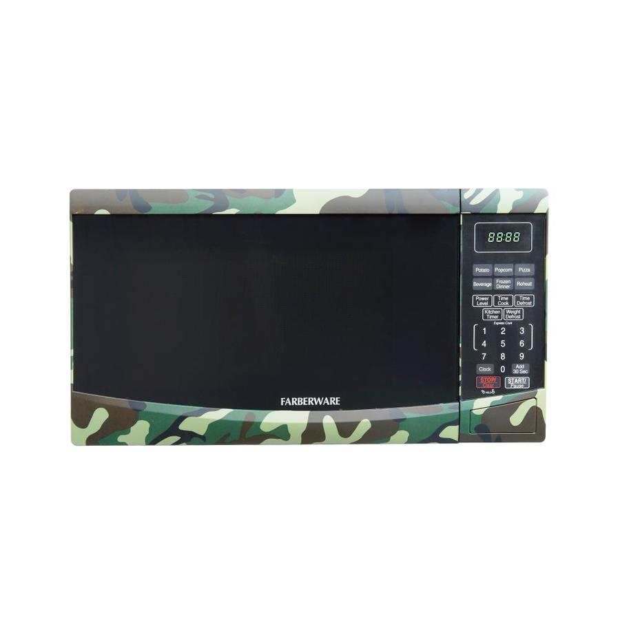 Farberware 0 9 Cu Ft 900 Countertop Microwave Camouflage At