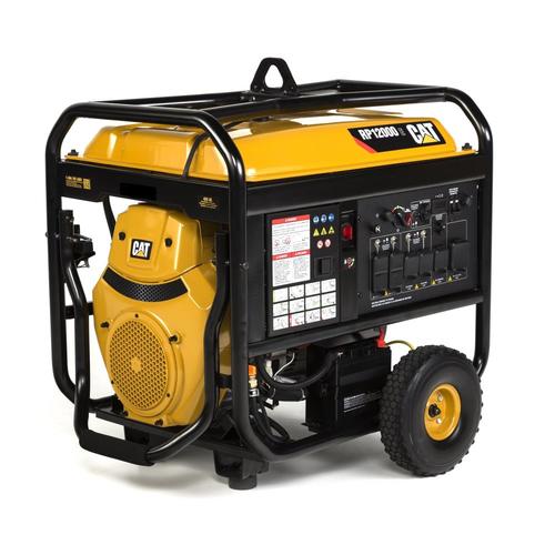 Cat RP Series 12000-Watt Gasoline Portable Generator with Caterpillar ...