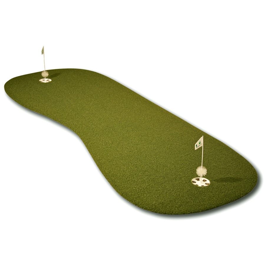 SYNLawn 8ft x 3ft Golf Putting Green in the Putting Greens department at