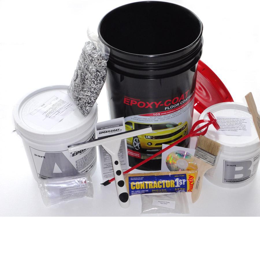 shop epoxy coat 2 part bright red high gloss garage floor epoxy kit actual net contents 384 fl shop epoxy coat 2 part bright red high gloss garage floor epoxy kit actual net contents 384 fl