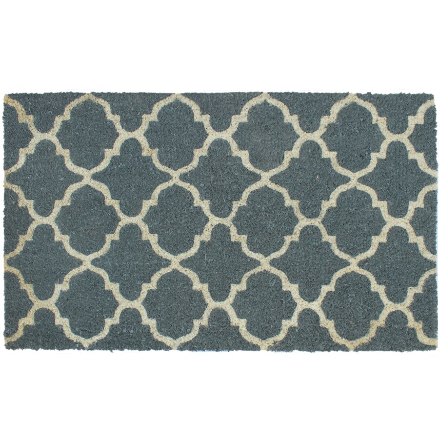  JJ-LWVB- 294 Grey Rectangular Door Mat