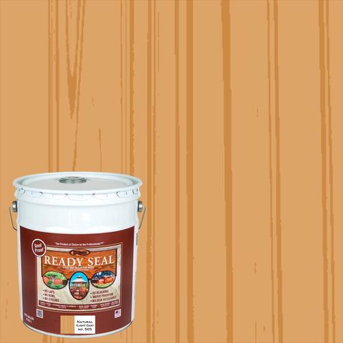 Ready Seal PreTinted Light Oak SemiTransparent Exterior Stain and Sealer (5Gallon) in the