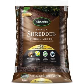 UPC 816101002108 product image for Rubberific 0.8-cu ft Dark Brown Shredded Rubber Mulch (Playground Certified) | upcitemdb.com