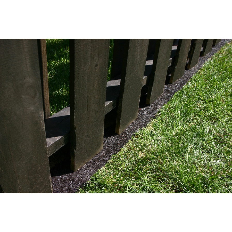 Rubberific Landscape Border 8 Ft Brown Rubber Landscape Edging