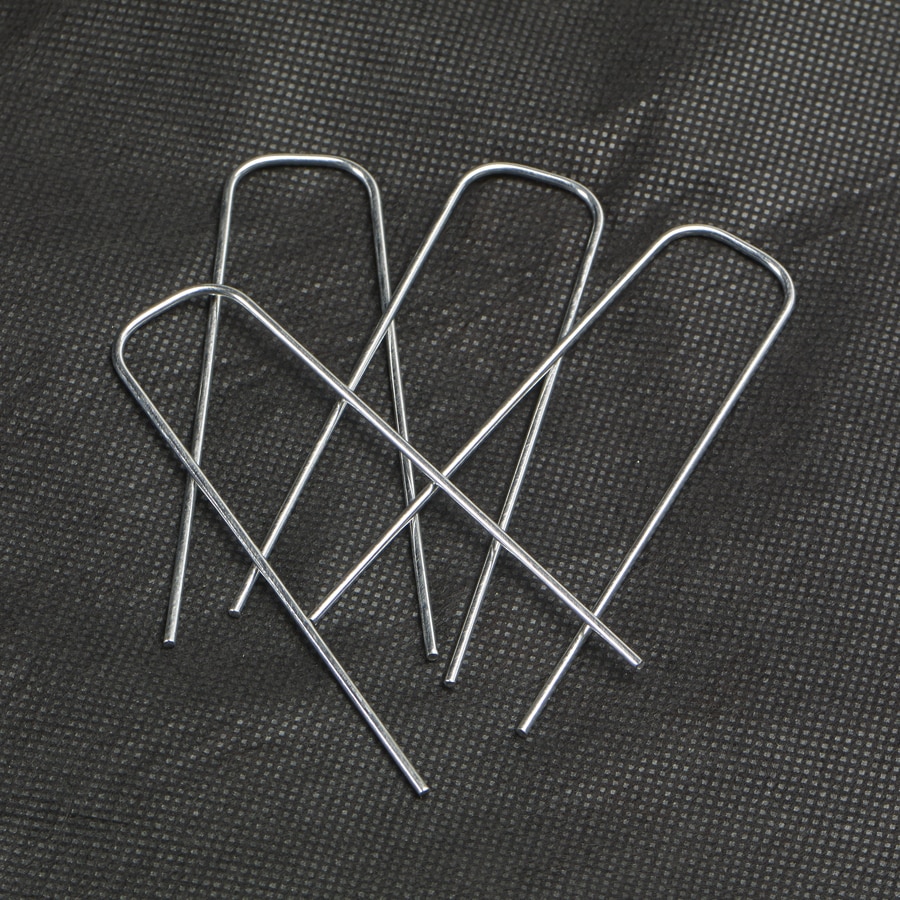 Blue Hawk 75-Pack 4-1/4-in Steel Landscape Fabric Pins at