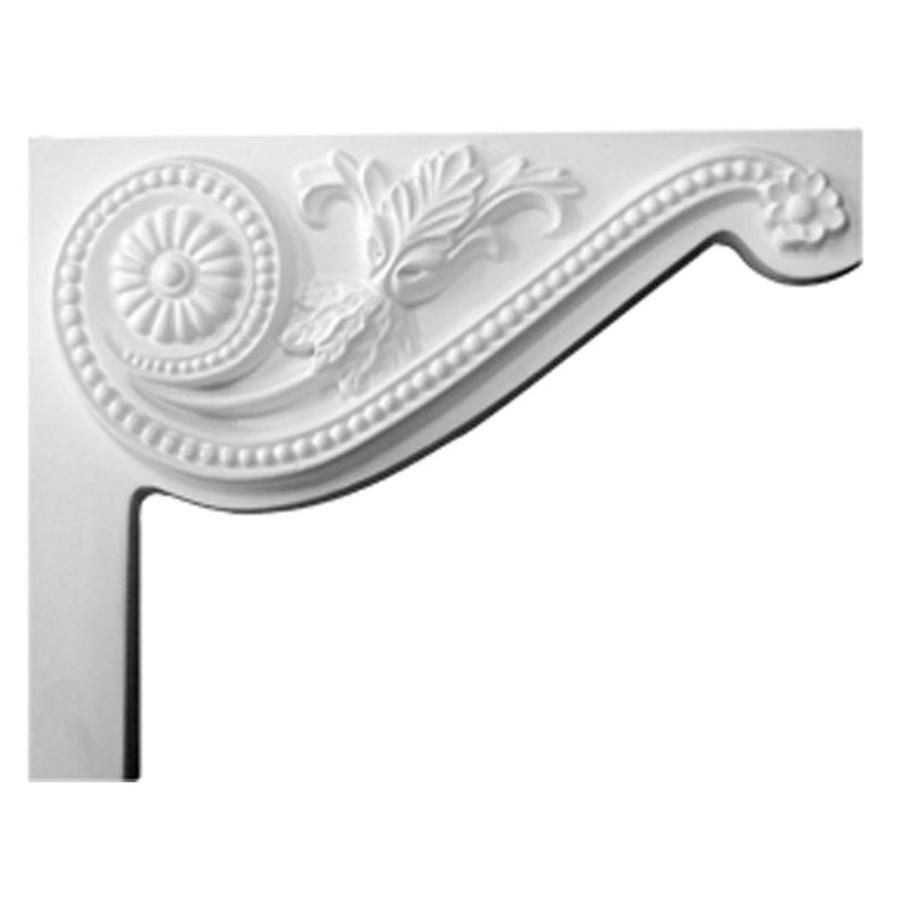 Ekena Millwork Pearl 8in W x 6.5in H Primed Applique in the Appliques