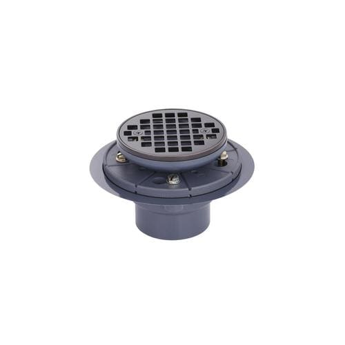 Superior Sinks 6.476-in L Square Holes Round PVC Shower Drain in the ...