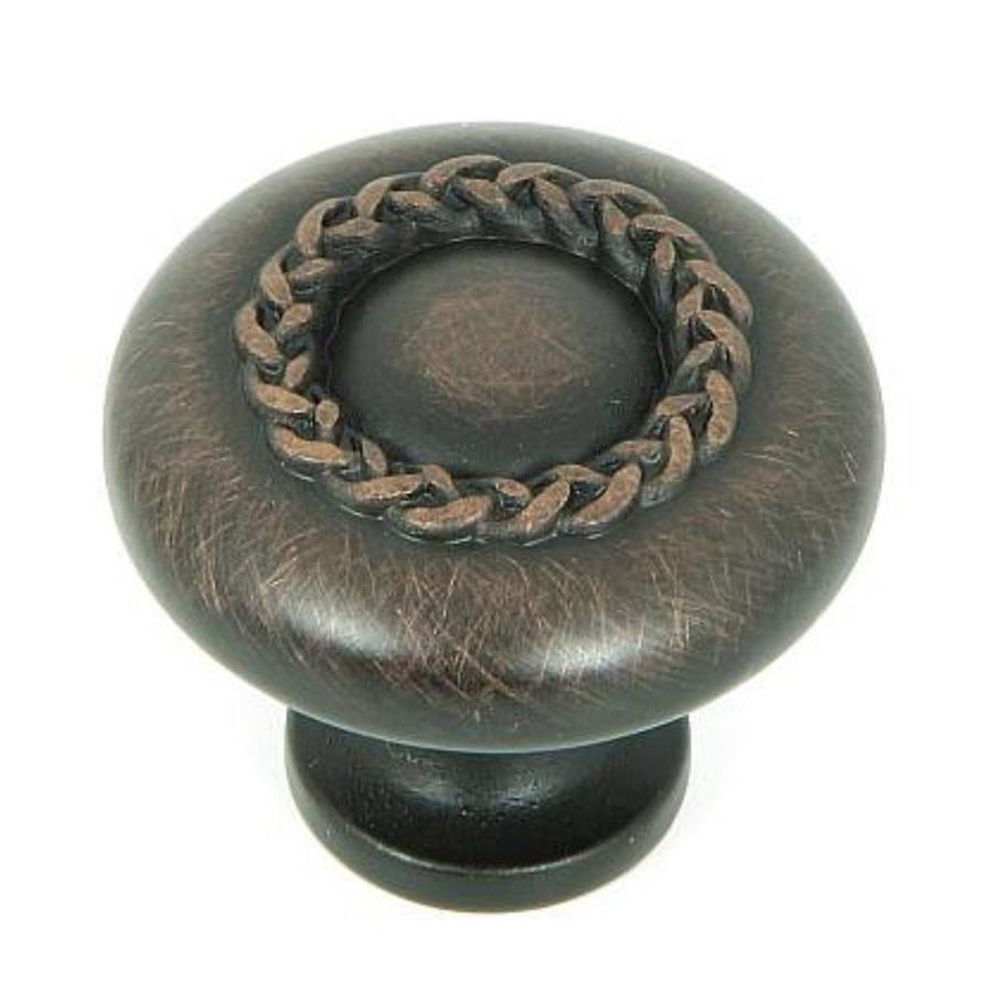 Stone Mill Hardware Rope 1 25 In Oil Rubbed Bronze Round