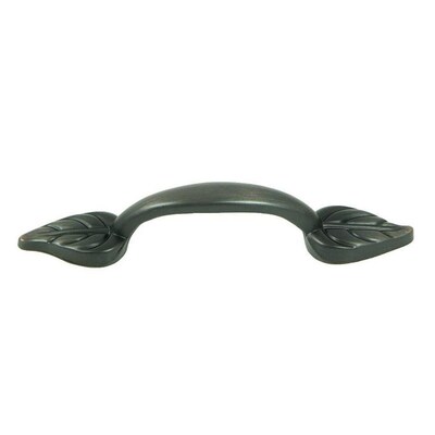 Stone Mill Hardware Leaf 3 In Center To Center Oil Rubbed Bronze