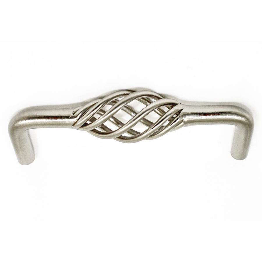 Satin Nickel Finished Birdcage 3/" Cabinet Knob Pull