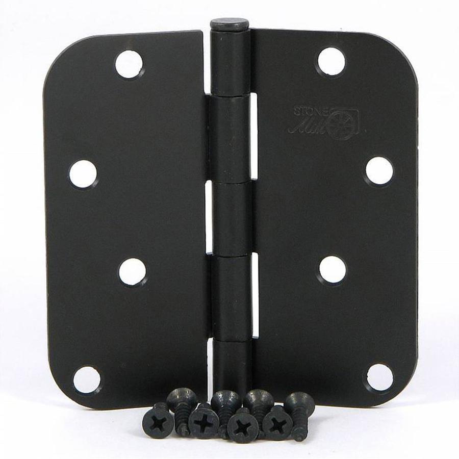 Stone Mill Hardware 4in OilRubbed Bronze 5/8in Radius Mortise Door