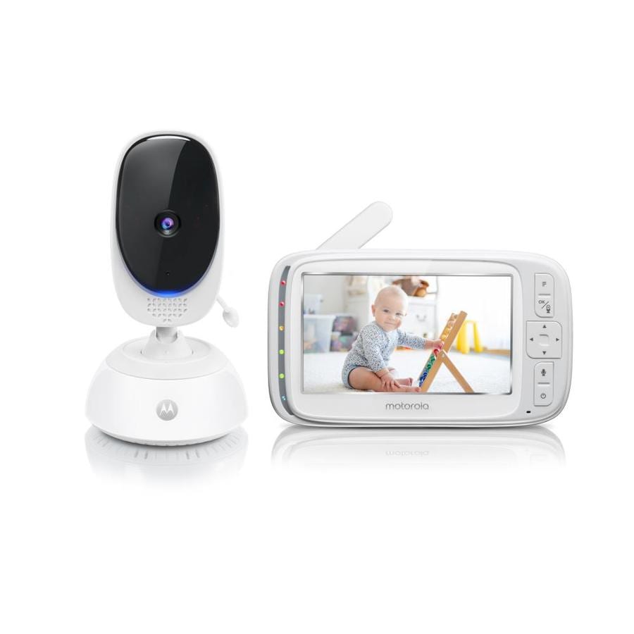 Motorola Comfort75 5 In Video Baby Monitor With Remote Pan Scan In The Baby Monitors Cameras Department At Lowes Com