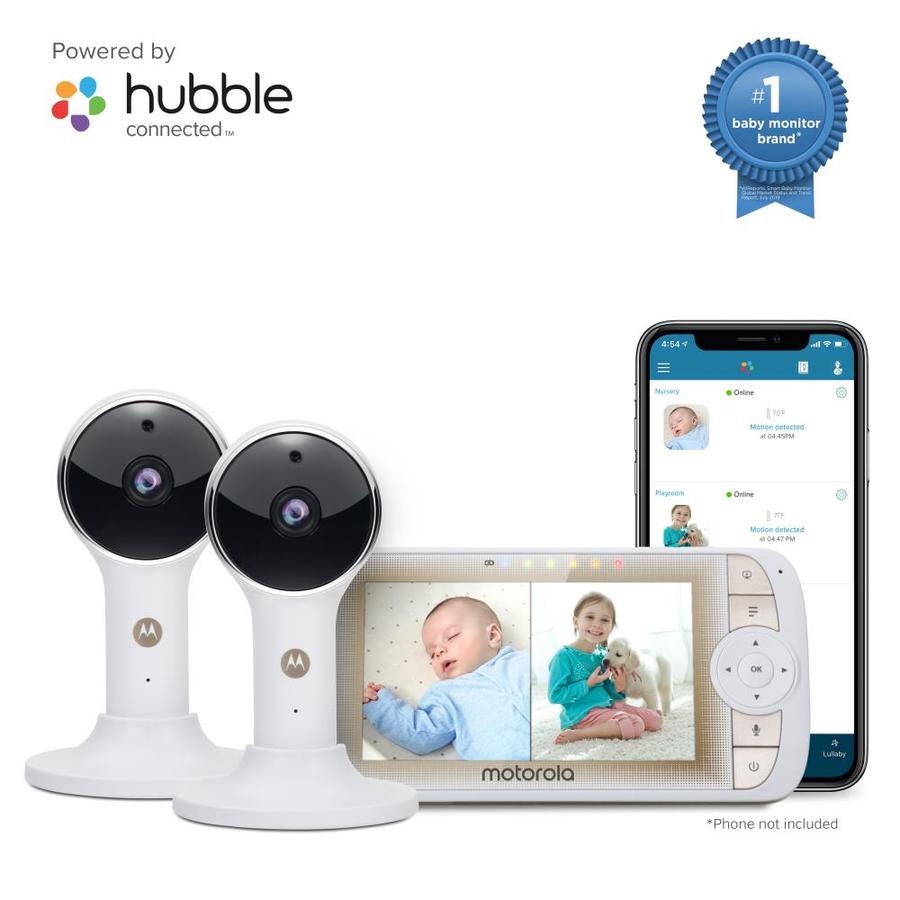 Motorola Lux65 2 Hd Wifi Baby Monitor 2 Cameras In The Baby Monitors Cameras Department At Lowes Com