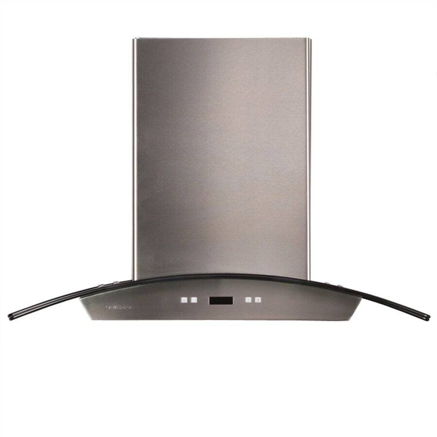 30 In Convertible Stainless Steel Island Range Hood Common 30 Inch Actual 29 5 In