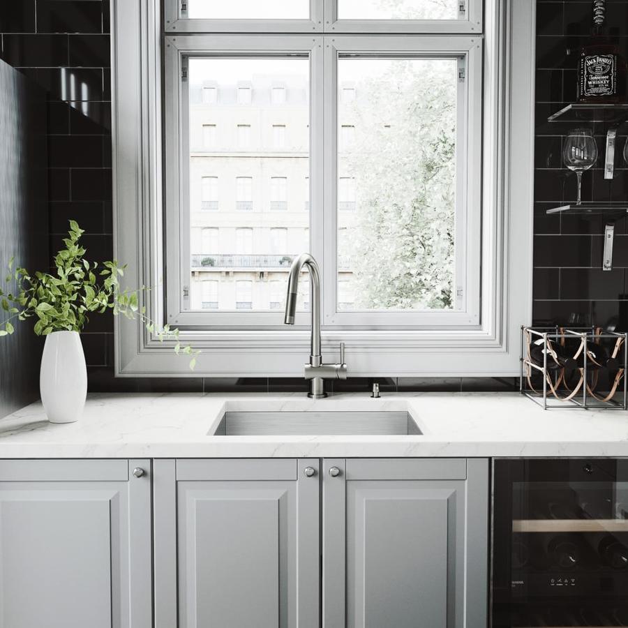 Vigo Ludlow 23 In X 20 Stainless Steel Single Basin