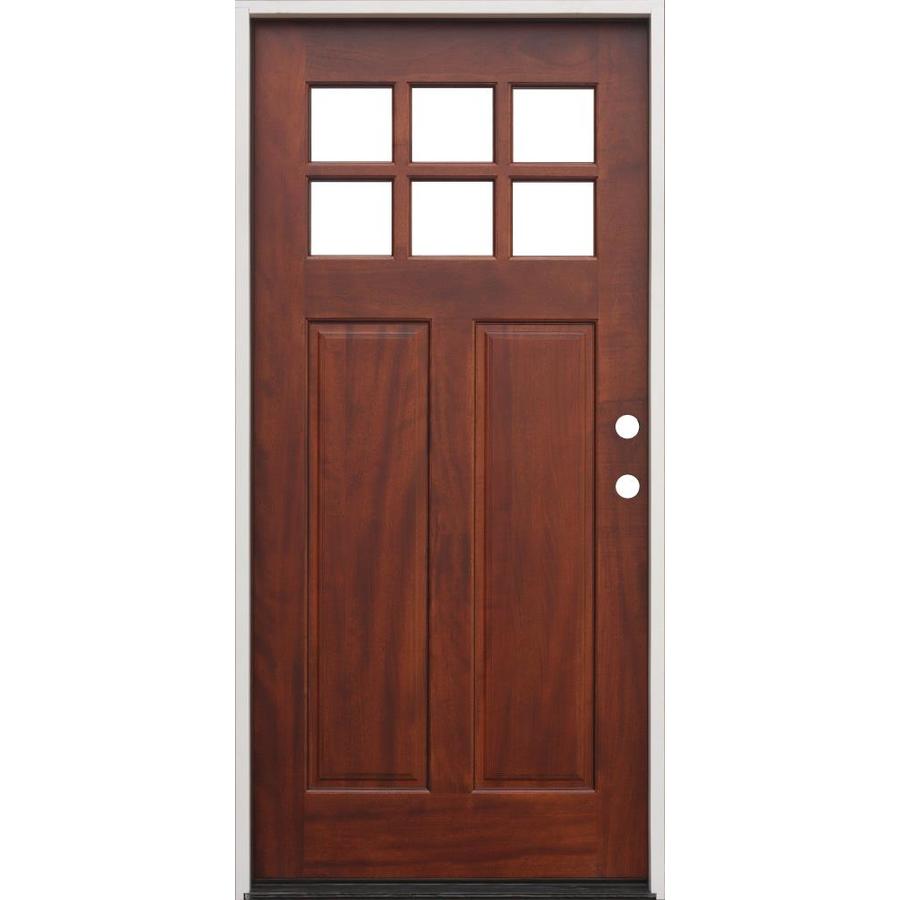 Creative Entryways Craftsman Clear Glass Left-Hand Inswing ...