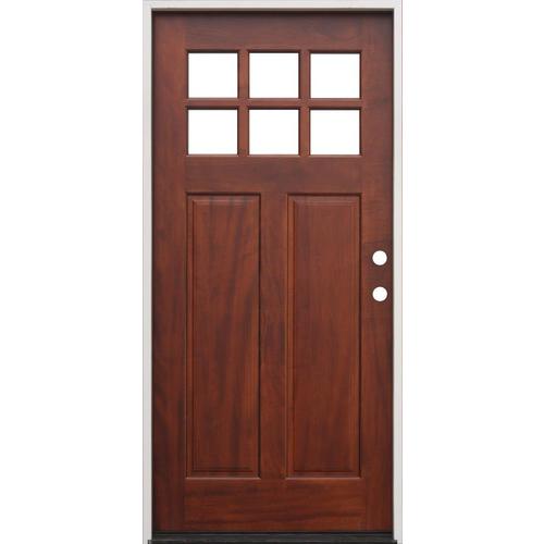 Creative Entryways Craftsman Craftsman Clear Glass Left Hand