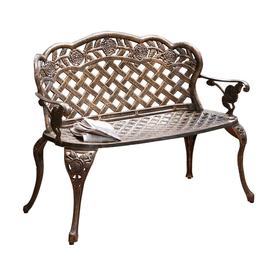 Patio Benches At Lowes Best Ing Home Decor Lucia 24 In W X 45 5 L Antique Copper