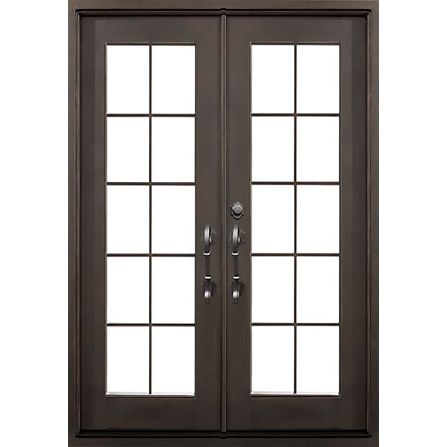 FLORIDA IRON DOORS 72in x 80in Iron Dark Bronze Painted Front Door