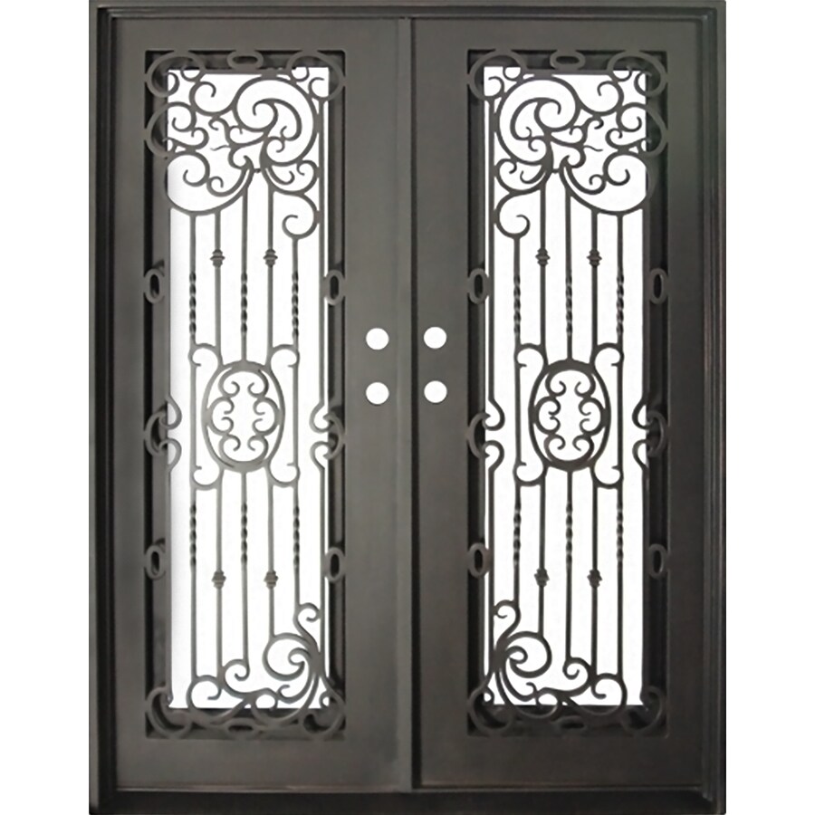 Florida Iron Doors 2 Panel Insulating Core 3 4 Lite Right Hand