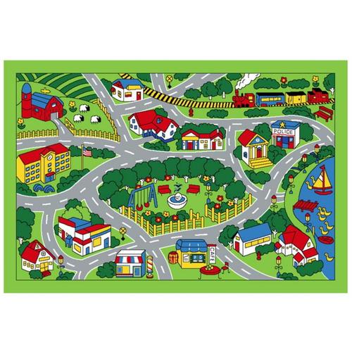 Sunshine Mount Children Rugs Multicolor Rectangular Indoor Machine