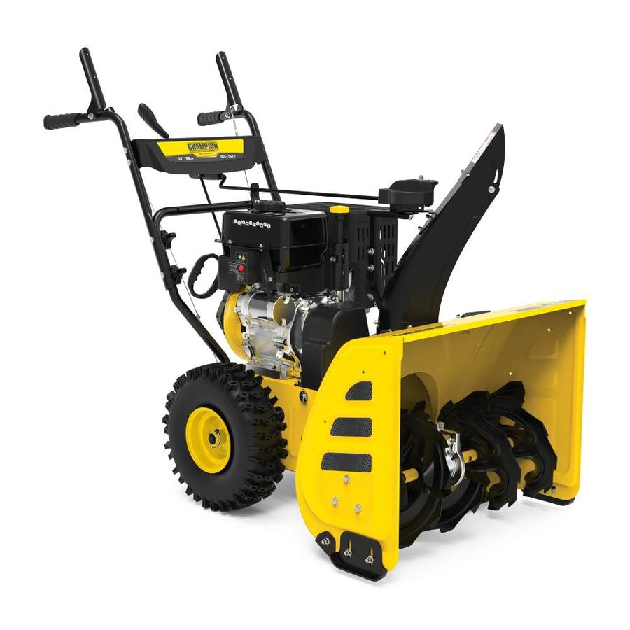 Champion Power Equipment 27in 301cc TwoStage with Auger Assistance