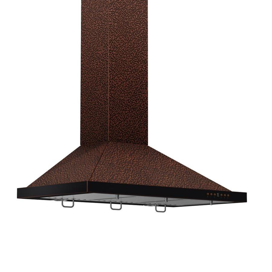 ZLINE KITCHEN & BATH 42in Convertible Copper WallMounted Range Hood in the WallMounted Range