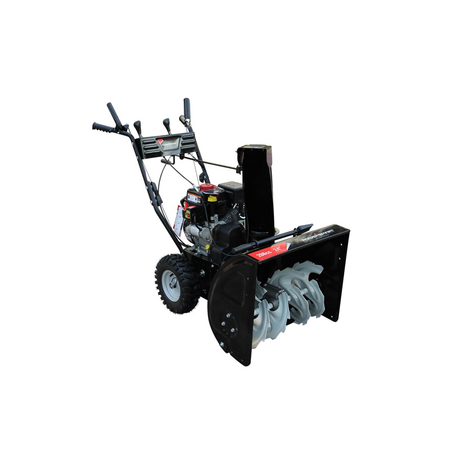 Power Smart 208-cc 24-in Two-Stage Electric Start Gas Snow Blower at ...