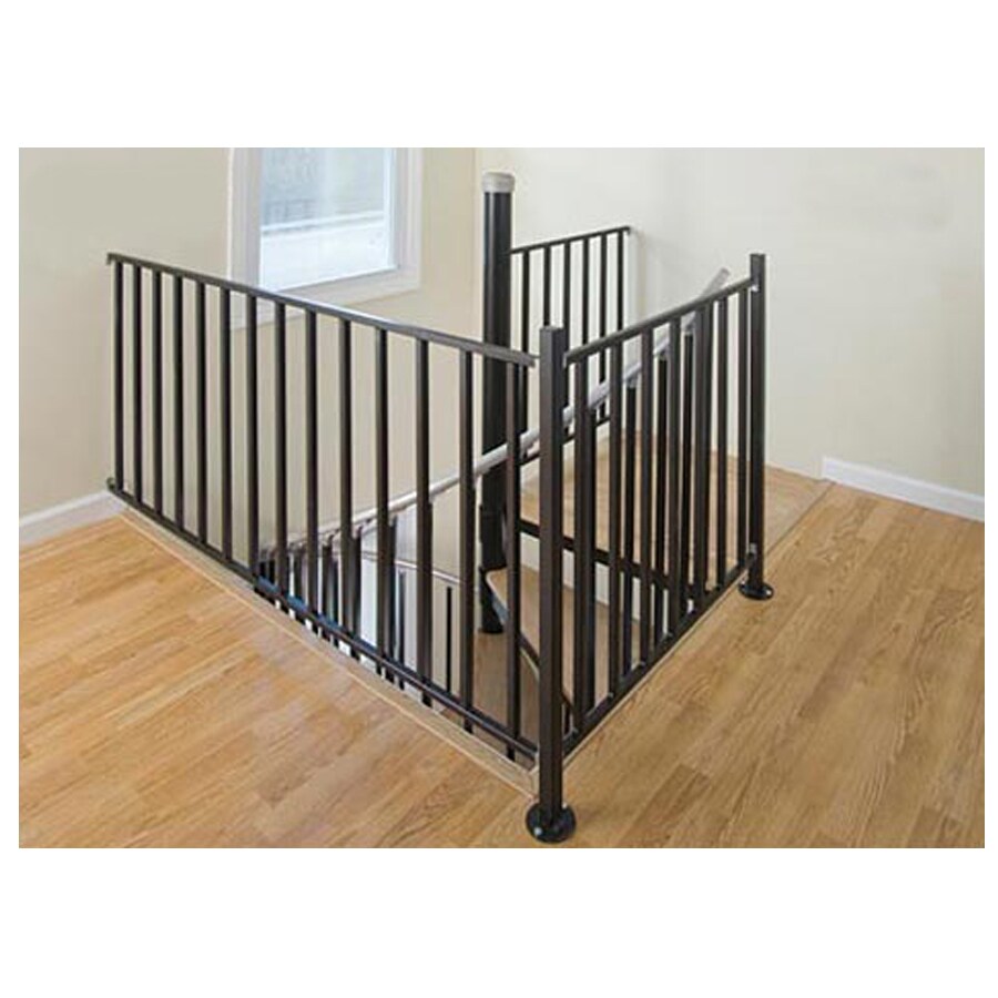 The Iron Shop Ontario 3-ft Gray Painted Wrought Iron Stair ...