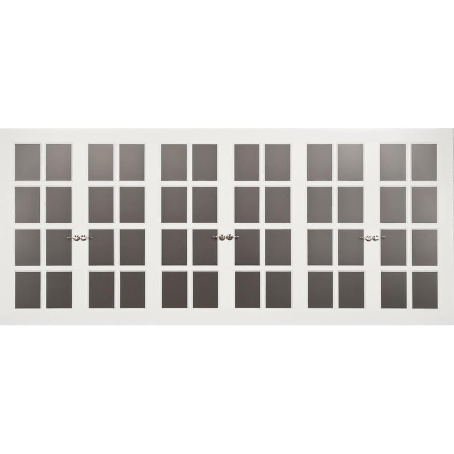 Frenchporte Kendra 168 In X 84 In White Double Garage Door With