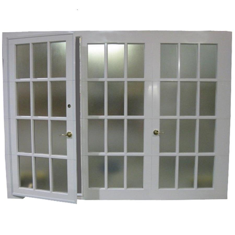 Frenchporte Madeleine 96 In X 84 In White Single Garage Door With