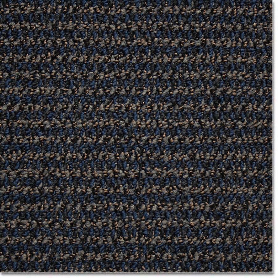 Mint Hill Electric Blue Level Loop Pile Indoor Carpet