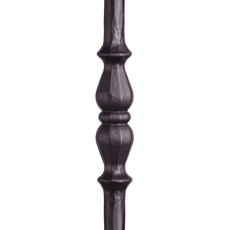 House of Forgings Tuscan Hammered 44-in Satin Black Wrought Iron ...