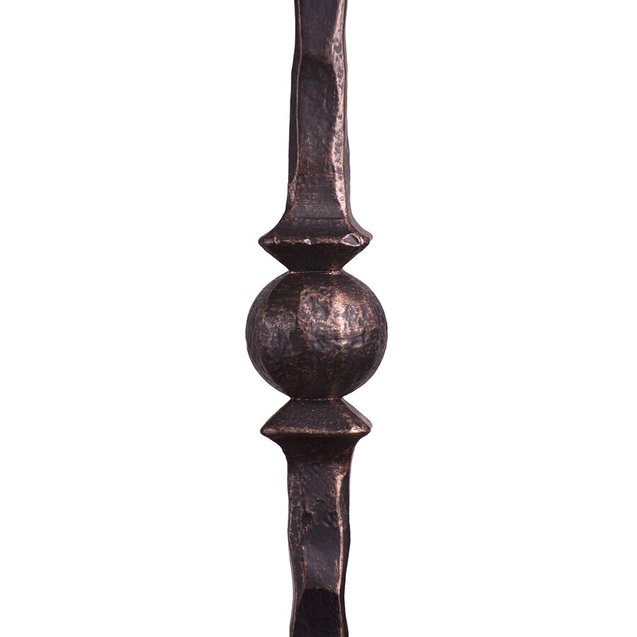House of Forgings Tuscan Hammered 44-in Oil Rubbed Bronze Wrought Iron ...