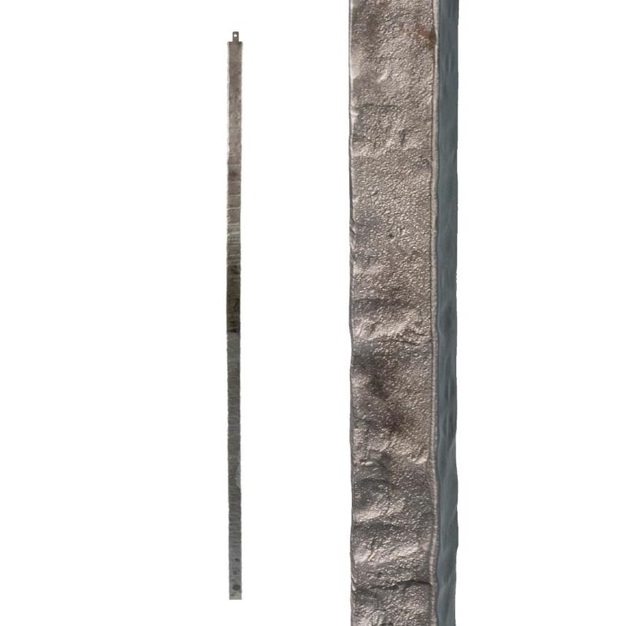House of Forgings Tuscan Hammered 1-in x 47-in Satin Clear ...