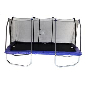 UPC 818567010000 product image for Skywalker 9-ft Rectangle Blue Backyard Trampoline with Enclosure | upcitemdb.com