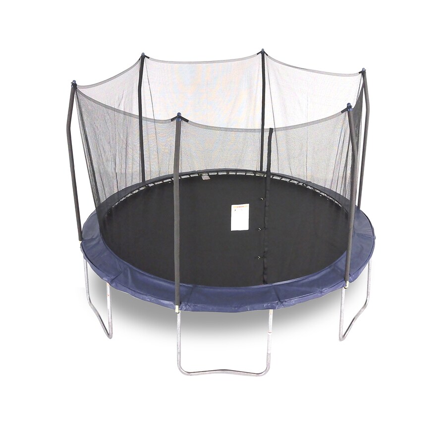 Skywalker Skywalker Trampolines 15x13 Ft Oval Trampoline Combo With Navy Spring Pad In The Trampolines Department At Lowes Com