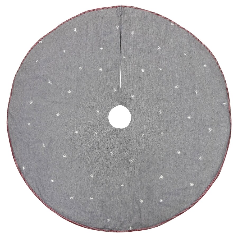 shop holiday living 56 in gray cotton traditional shop holiday living 56 in gray cotton traditional