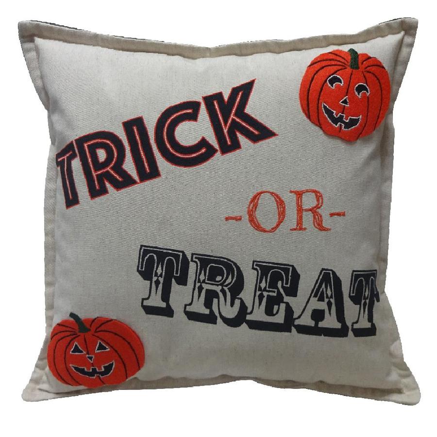 Holiday Living 16 In Trick Or Treat Pillow At Lowes Com