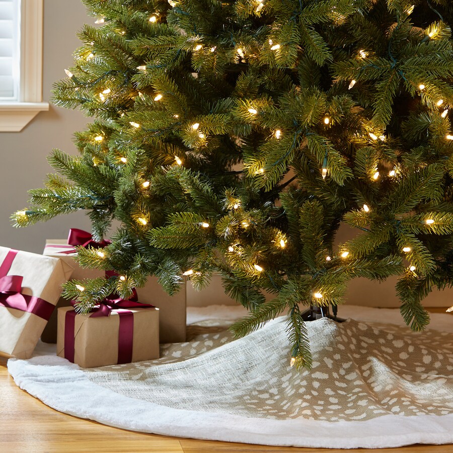 allen + roth AR 56-IN FAWN SPOTS TS in the Christmas Tree Skirts ...