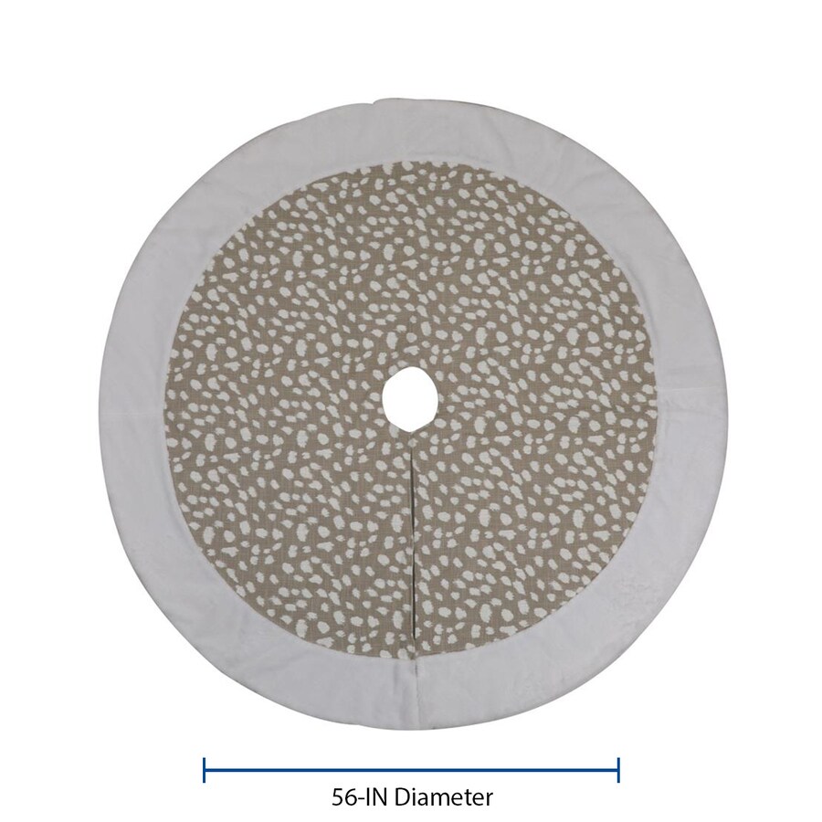 allen + roth AR 56-IN FAWN SPOTS TS in the Christmas Tree Skirts ...