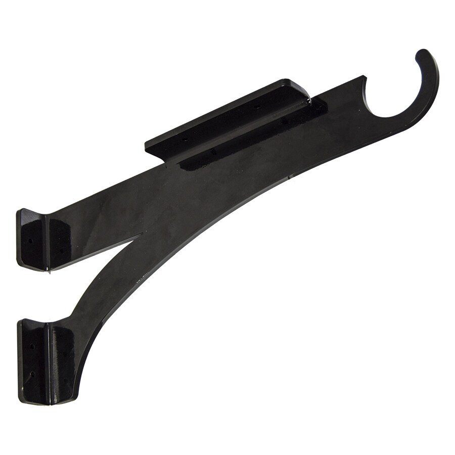 Federal Brace Closet Utility Bracket 7.25-in x 1.5-in x 16.25-in Black ...