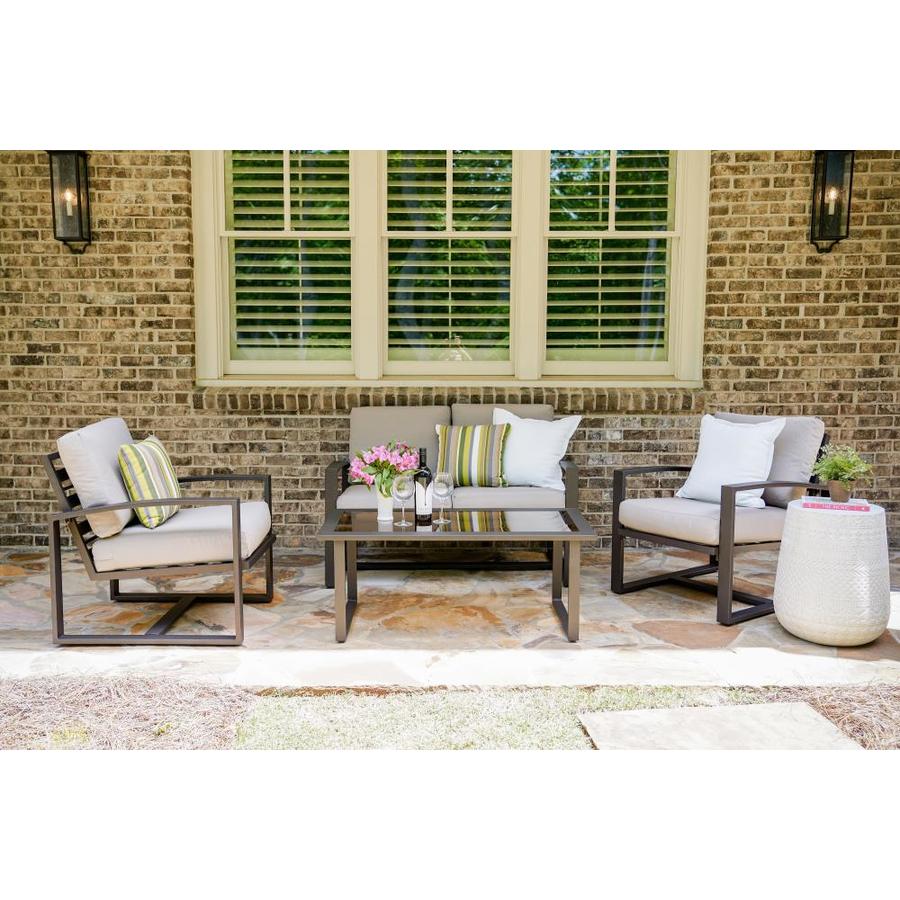Leisure Made 976003-TAN Patio-Conversation-Sets - View #2