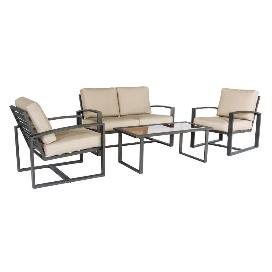 Leisure Made 976003-TAN Patio-Conversation-Sets - View #5